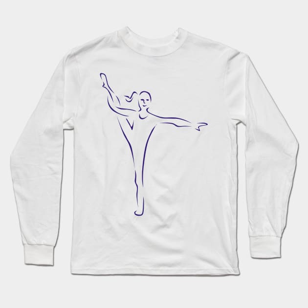 Gymnastics Long Sleeve T-Shirt by daghlashassan